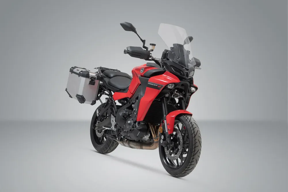 SW-Motech TRAX ADV Alukoffer-System Silbern. 45/45 l. Yamaha Tracer 9 Modelle (20-). Günstig