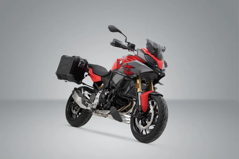 Neu Im Sortiment SW-Motech TRAX ADV Alukoffer-System Schwarz. 37/37 l. BMW F 900 R / XR (19-24).