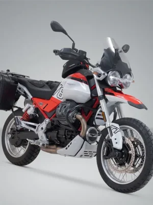 Sonderangebot SW-Motech DUSC Hartschalenkoffer-System Schwarz. 33/41 l. Moto Guzzi V85 TT/ Strada (24-).