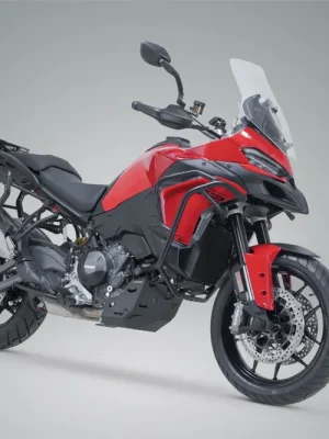 Zertifiziert SW-Motech PRO Seitenträger Schwarz. Ducati Multistrada V2 / V2 S (24-).