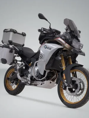 Echt SW-Motech Adventure Set TRAX ADV Silbern. BMW F 850/900 GS Adv. Für Edelstahlträ.