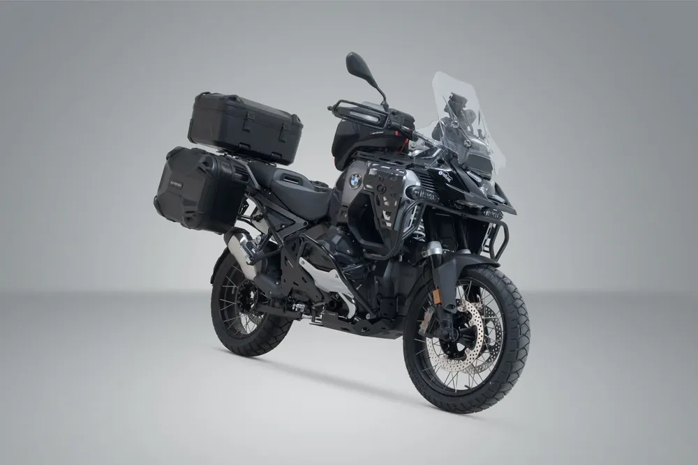 Preisreduziert SW-Motech Adventure Set DUSC mit Topcase XL Schwarz. BMW R 1300 GS (23-). BMW Topcase Halter.