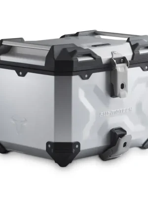 Markenprodukt SW-Motech TRAX ADV Topcase Aluminium. 38 l. Silbern.