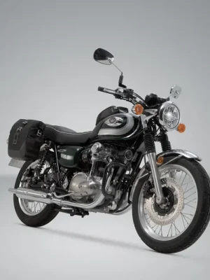 SW-Motech Legend Gear Seitentaschen-System LC Black Edition Kawasaki W800 / Street / Cafe (11-), W650 (99-06). Neue Ware