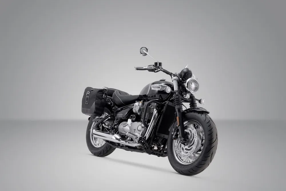 Geprüft SW-Motech Legend Gear Seitentaschen-System LC Black Edition Triumph Bonneville Speedmaster (18-).