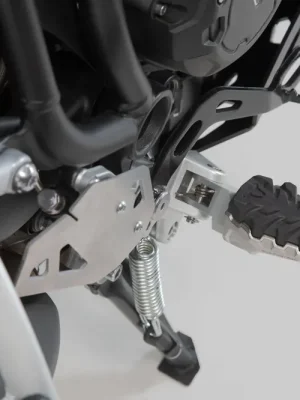Zertifiziert SW-Motech EVO Fußrasten-Kit Schwarz. Triumph Tiger 1050, BMW-Modelle.