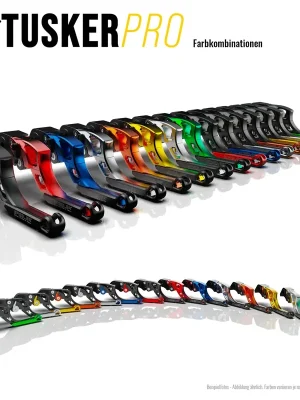 Spiegler Bremstechnik TUSKER PRO Brems- und Kupplungshebel SET mit ABE passend für BMW S 1000 RR (2R99/2R99R) - Modelle (2019-2022) Highlight