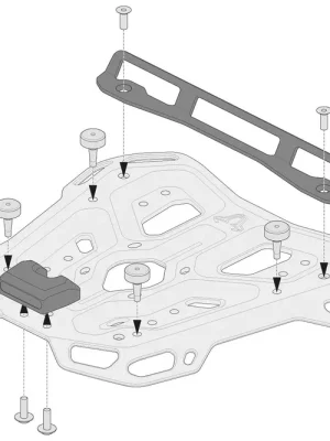 SW-Motech Adapterkit für ADVENTURE-RACK Gepäckträger Für Shad 2. Schwarz. Angebot