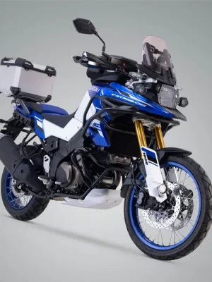 SW-Motech TRAX ADV Topcase-System Silbern. Suzuki V-Strom 650 / 1000 / 1050. Must-Have