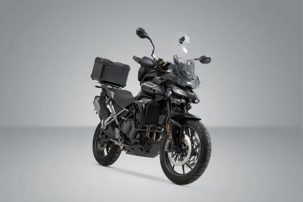 SW-Motech TRAX ADV Topcase-System Schwarz. Triumph Tiger 900 (19-) / 1200 (22-). Zertifiziert