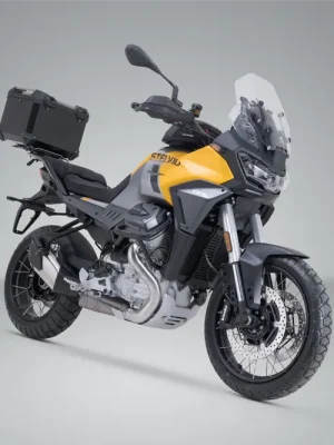 Billig SW-Motech TRAX ADV Topcase-System Schwarz. Moto Guzzi Stelvio (23-).