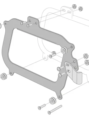 Mega-Angebot SW-Motech Adapterkit für Givi Kofferträger Für TRAX ADV/EVO. Montage von 2 Koffern.