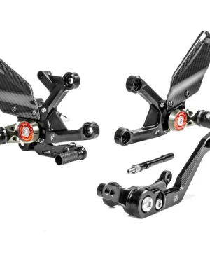 Gilles Fußrastenanlage MUE2 verstellelbar ABE passend für Honda CBR 1000 RR & CBR 1000 RR-R (SC82) - Modelle (2020-) Schneller Versand