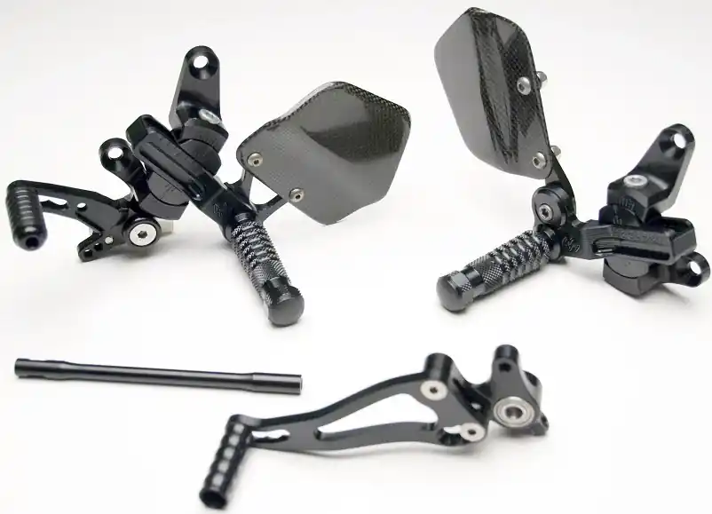 Preis Gesenkt Gilles Fußrastenanlage VCR38GT verstellbar ABE passend für Ducati 1098 / S / 1198 / S / 848 / EVO - Modelle