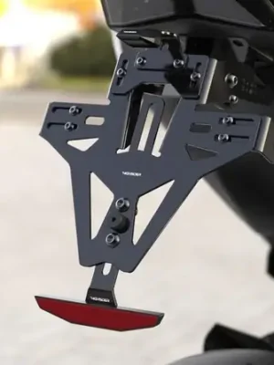 Meistverkauft HIGHSIDER Akron-RS Pro Kennzeichenhalter mit Beleuchtung E-Nummer passend für BMW S 1000 R (2021-2024) & BMW S 1000 RR (2019-2022) - Modelle
