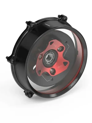Rizoma Kupplungsdeckel Klar Rot passend für Panigale / Streetfighter V4 - Modelle Preisknaller