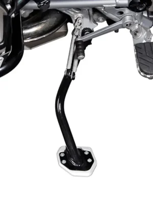Schneller Versand SW-Motech Seitenständerfuß-Verbreiterung Schwarz/Silbern. BMW R1200GS / R1200GS Adventure.
