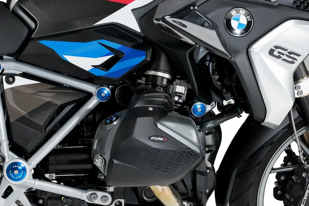 PUIG Motordeckelschoner 2-teilig schwarz passend für BMW R 1250 GS / Adventure - Modelle (2018-2024) Solange Der Vorrat Reicht