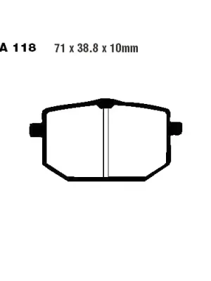 Sonderangebot Bremsklotz Standard EBC FA118 (1 Satz)