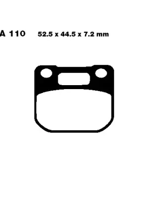 Top-Preis Bremsklotz Standard EBC FA110 (1 Satz)