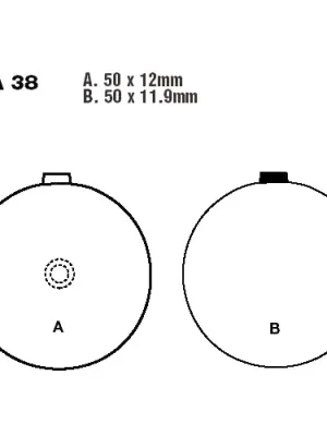 Sonderangebot Bremsklotz Standard EBC FA038 (1 Satz)