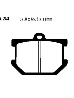 Ausverkauf Bremsklotz Standard EBC FA034 (1 Satz)