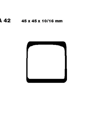 Angebot Bremsklotz Standard EBC FA042 (1 Satz)