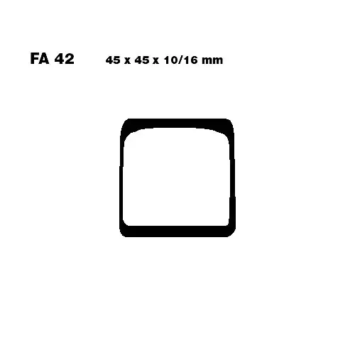 Angebot Bremsklotz Standard EBC FA042 (1 Satz)