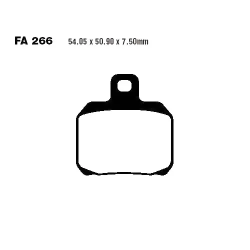 Schneller Versand Bremsklotz Standard EBC FA266 (1 Satz)