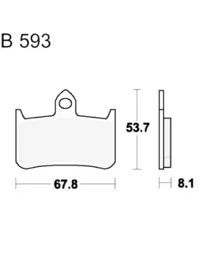 Bremsklotz Carbon CRQ TRW MCB593CRQ (1 Satz) Knallerangebot