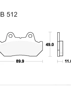 Angebot Bremsklotz Sinter vorne TRW MCB512SV (1 Satz)