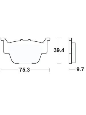 Rabatt Bremsklotz Sinter SI TRW MCB769SI (1 Satz)