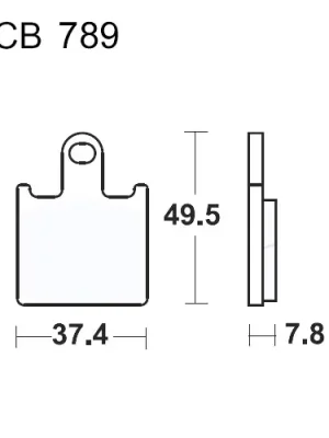 Versand Am Gleichen Tag Bremsklotz Carbon CRQ TRW MCB789CRQ (1 Satz)