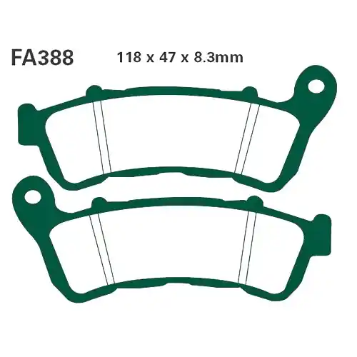Bremsklotz Standard EBC FA388 (1 Satz) Direktkauf