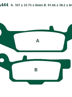 Aktuell Bremsklotz Sinter R EBC FA444R (1 Satz)