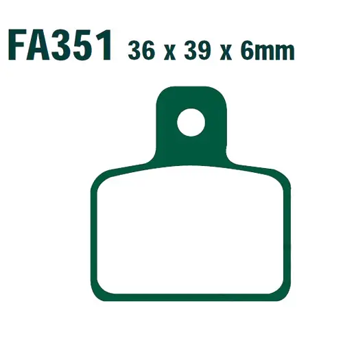 Bremsklotz Standard EBC FA351TT (1 Satz) Sonderaktion