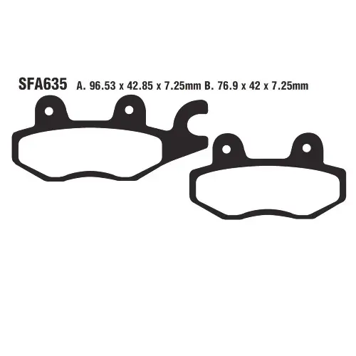 Bremsklotz Standard Scooter EBC SFA635 (1 Satz) Abverkauf