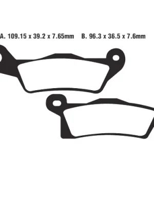 Angebot Bremsklotz Standard EBC FA617TT (1 Satz)