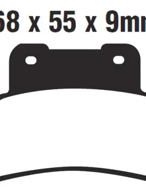 Schneller Versand Bremsklotz Sinter HH Scooter EBC SFA432HH (1 Satz)