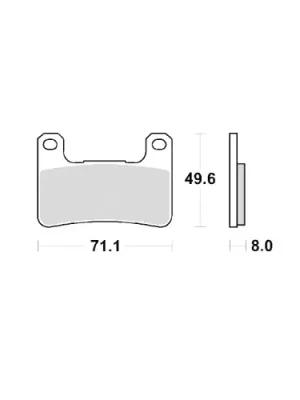 Preis Gesenkt Bremsklotz Sinter SCR TRW MCB752SCR (1 Satz)
