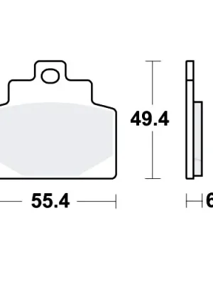 Bremsklotz Sinter Scooter TRW MCB886SRM (1 Satz) Nur Für Kurze Zeit