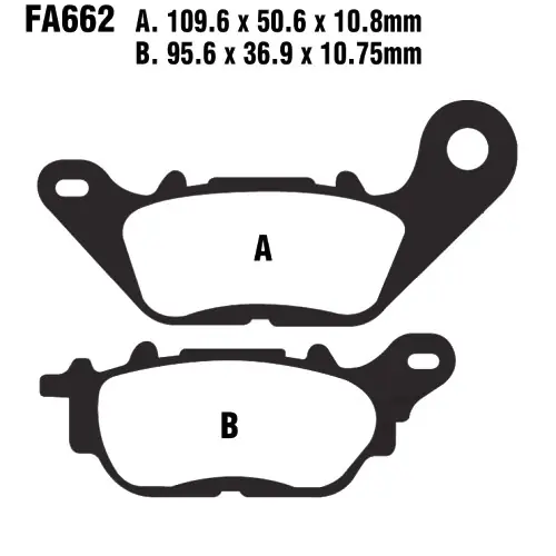 Online Kaufen Bremsklotz Sinter HH EBC FA662HH (1 Satz)