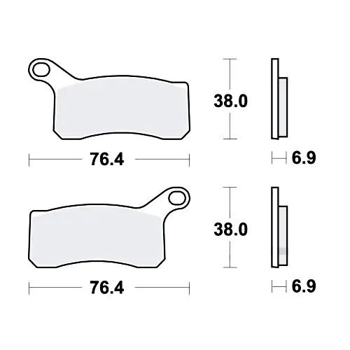 Begrenztes Angebot Bremsklotz Sinter SI TRW MCB824SI (1 Satz)