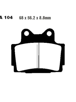 Preisreduziert Bremsklotz Standard EBC FA104 (1 Satz)