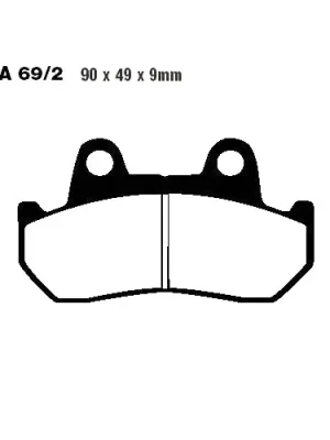 Bremsklotz Standard EBC FA069-2 (1 Satz) Must-Have