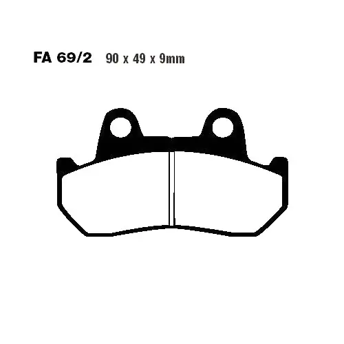 Bremsklotz Standard EBC FA069-2 (1 Satz) Must-Have