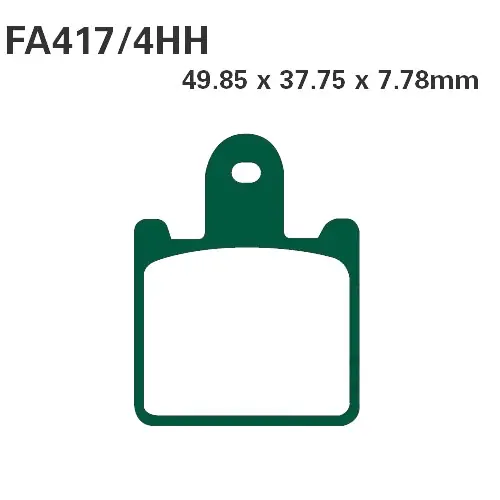 Bremsklotz Sinter HH EBC FA417-4HH (1 Satz) Sale