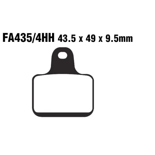 Bremsklotz Sinter HH EBC FA435-4HH (1 Satz) Angebot