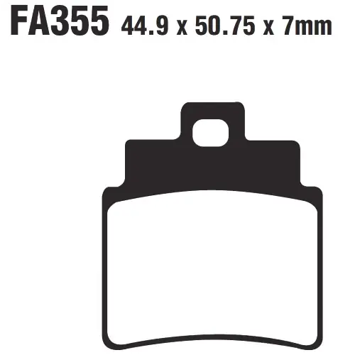 Bremsklotz Carbon Scooter EBC SFAC355-4 (1 Satz) Rabatt