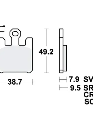 Solange Der Vorrat Reicht Bremsklotz Sinter TRQ TRW MCB742TRQ (1 Satz)